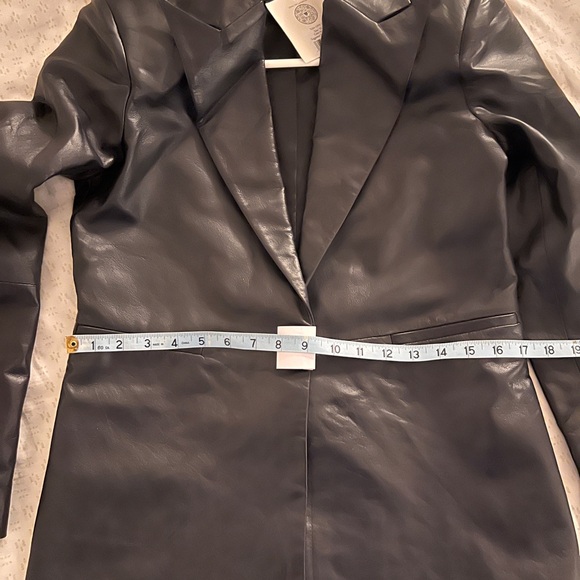 Revolve Lita by Ciara Lamb Leather Black Blaxer XS.  New with tags $498 retail - Picture 16 of 16